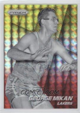 2014-15 Panini Prizm - [Base] - Yellow and Red Mosaic Prizm #158 - George Mikan