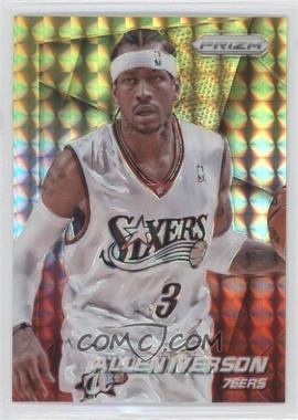 2014-15 Panini Prizm - [Base] - Yellow and Red Mosaic Prizm #184 - Allen Iverson