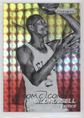 2014-15 Panini Prizm - [Base] - Yellow and Red Mosaic Prizm #195 - Bill Russell