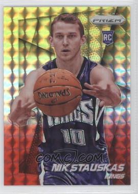 2014-15 Panini Prizm - [Base] - Yellow and Red Mosaic Prizm #258 - Nik Stauskas