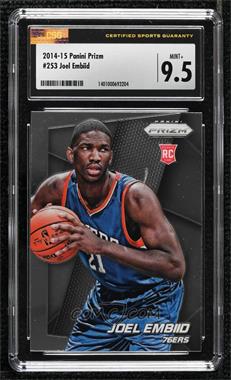 2014-15 Panini Prizm - [Base] #253 - Joel Embiid [CSG 9.5 Mint Plus]