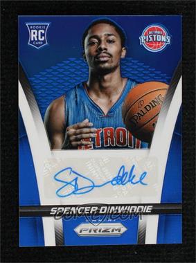 2014-15 Panini Prizm - Rookie Autographs - Blue Prizm #24 - Spencer Dinwiddie /449