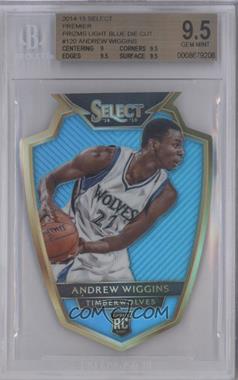 2014-15 Panini Select - [Base] - Blue Prizm #120 - Premier Level - Andrew Wiggins /199 [BGS 9.5 GEM MINT]