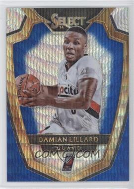 2014-15 Panini Select - [Base] - Blue and Silver Prizm #143 - Premier Level - Damian Lillard