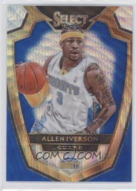 2014-15 Panini Select - [Base] - Blue and Silver Prizm #165 - Premier Level - Allen Iverson