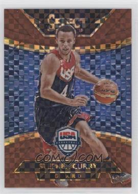 2014-15 Panini Select - [Base] - Copper Prizm #211 - Courtside - Stephen Curry /49