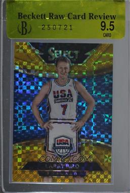 2014-15 Panini Select - [Base] - Gold Prizm #201 - Courtside - Larry Bird /10 [BRCR 9.5]