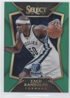 2014-15 Panini Select - [Base] - Green Prizm #69 - Concourse - Zach Randolph /5