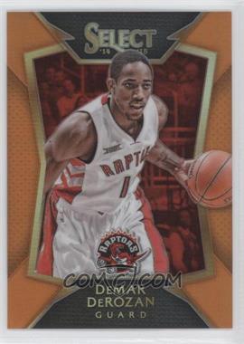 2014-15 Panini Select - [Base] - Orange Prizm #44 - Concourse - DeMar DeRozan /60