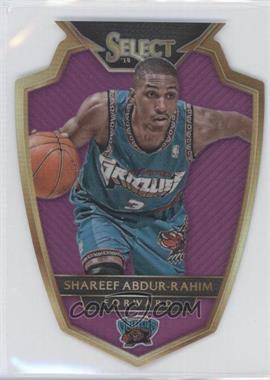 2014-15 Panini Select - [Base] - Purple Die-Cut Prizm #118 - Premier Level - Shareef Abdur-Rahim /99