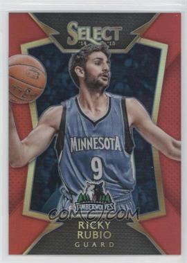 2014-15 Panini Select - [Base] - Red Prizm #32 - Concourse - Ricky Rubio /149