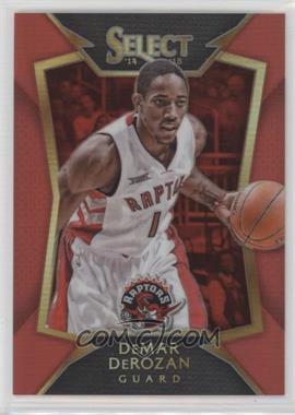 2014-15 Panini Select - [Base] - Red Prizm #44 - Concourse - DeMar DeRozan /149