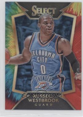 2014-15 Panini Select - [Base] - Tie-Dye Prizm #78 - Concourse - Russell Westbrook /25