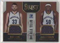 Marc Gasol, Zach Randolph #/49