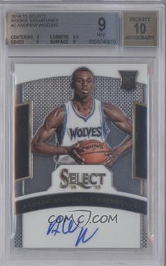 2014-15 Panini Select - Rookie Signatures #RS-AW - Andrew Wiggins /275 [BGS 9 MINT]