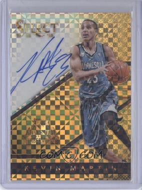 2014-15 Panini Select - Signatures - Gold Prizm #S-KMA - Kevin Martin /10