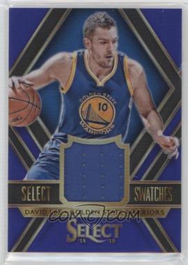 2014-15 Panini Select - Swatches - Purple Prizm #17 - David Lee /99