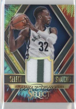 2014-15 Panini Select - Swatches - Tie-Dye Prizm #38 - Jeff Green /25