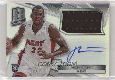 2014-15 Panini Spectra - Autographed Memorabilia #16 - James Ennis /125