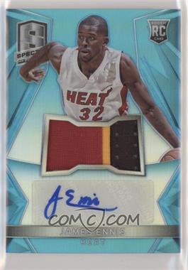 2014-15 Panini Spectra - [Base] - Blue Prizm #114 - Rookie Jersey Autographs - James Ennis /99