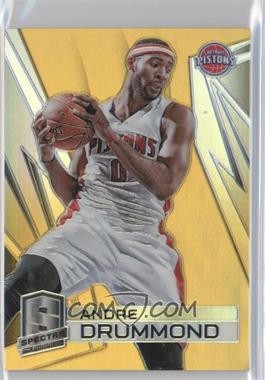 2014-15 Panini Spectra - [Base] - Gold Prizm #23 - Andre Drummond /10