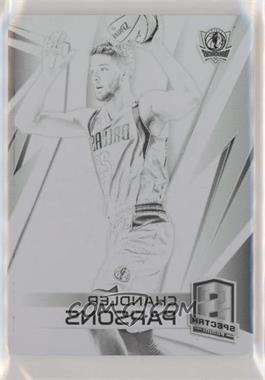 2014-15 Panini Spectra - [Base] - Printing Plate Black #47 - Chandler Parsons /1