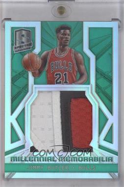 2014-15 Panini Spectra - Millennial Material - Green Prizm #MM-JB - Jimmy Butler /5