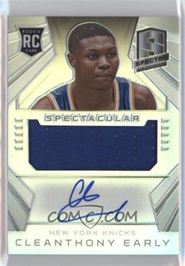 2014-15 Panini Spectra - Spectacular Swatch Signatures #SS-CE - Cleanthony Early /149
