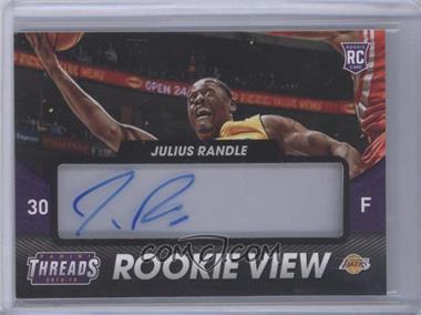 2014-15 Panini Threads - Rookie View Autographs #19 - Julius Randle