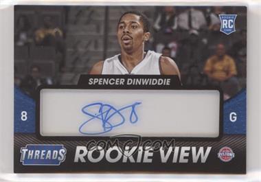2014-15 Panini Threads - Rookie View Autographs #23 - Spencer Dinwiddie