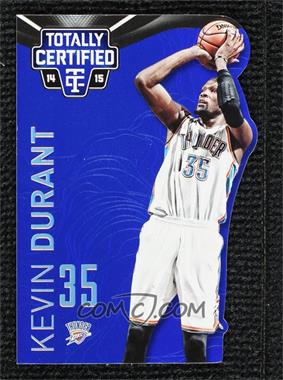 2014-15 Panini Totally Certified - [Base] - Platinum Blue Die-Cut #96.1 - Kevin Durant (White Jersey) /74