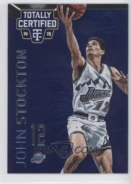 2014-15 Panini Totally Certified - [Base] - Platinum Blue #129 - John Stockton /149