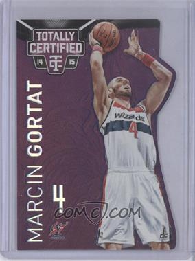 2014-15 Panini Totally Certified - [Base] - Platinum Purple Die-Cut #84 - Marcin Gortat /25