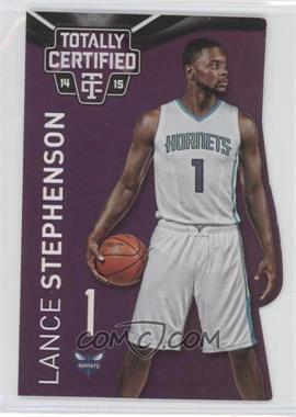 2014-15 Panini Totally Certified - [Base] - Platinum Purple Die-Cut #89 - Lance Stephenson /25