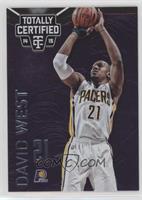 David West #/49