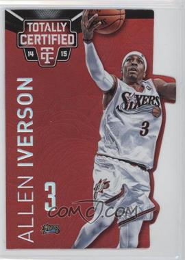 2014-15 Panini Totally Certified - [Base] - Platinum Red Die-Cut #133 - Allen Iverson /135