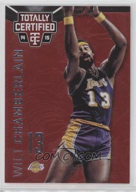 2014-15 Panini Totally Certified - [Base] - Platinum Red #132.1 - Wilt Chamberlain (Jumping) /279