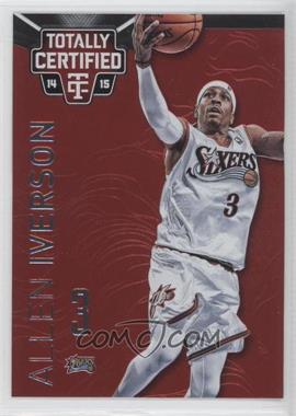 2014-15 Panini Totally Certified - [Base] - Platinum Red #133 - Allen Iverson /279