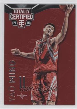 2014-15 Panini Totally Certified - [Base] - Platinum Red #137 - Yao Ming /279