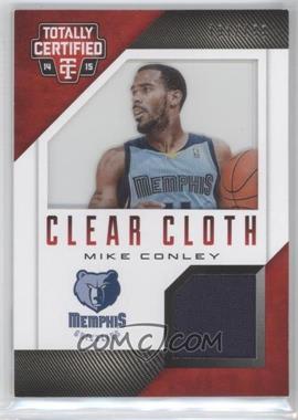 2014-15 Panini Totally Certified - Clear Cloth Jersey - Red #25 - Mike Conley /199