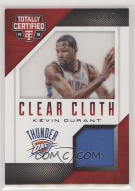2014-15 Panini Totally Certified - Clear Cloth Jersey - Red #3 - Kevin Durant /299 [Noted]