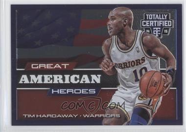 2014-15 Panini Totally Certified - Great American Heroes #45 - Tim Hardaway /299