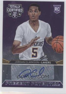 2014-15 Panini Totally Certified - Present Potential Signatures #PPS-JC - Jordan Clarkson /99