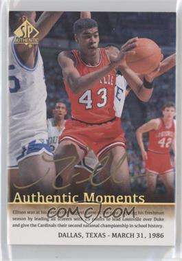 2014-15 SP Authentic - Limited Autograph #69 - Authentic Moments - Pervis Ellison