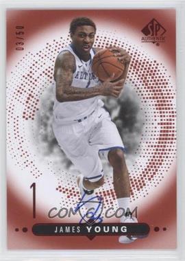 2014-15 SP Authentic - Rookie Extended Series - Red Foil Autographs #R16 - James Young /50