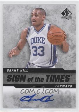 2014-15 SP Authentic - Sign of the Times #SOT-GH - Grant Hill