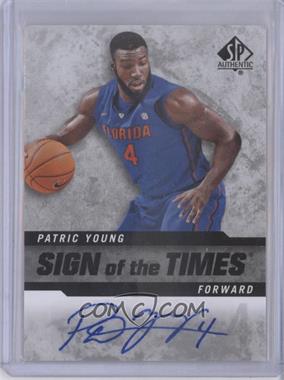 2014-15 SP Authentic - Sign of the Times #SOT-PY - Patric Young