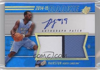 2014-15 SPx - [Base] - Blue Patch #77 - Rookie Autograph Jersey - P.J. Hairston /30