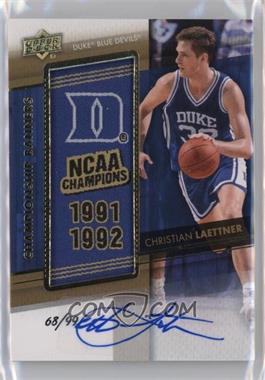 2014-15 Upper Deck Lettermen - Championship Banners - Autographs #CB-CL - Christian Laettner /99