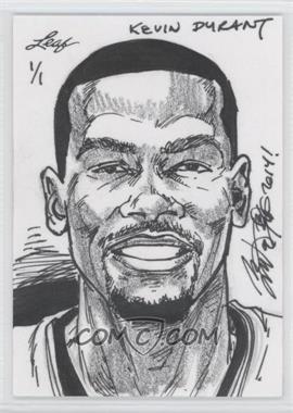 2014 Leaf Best of Basketball - Sketch Cards #_KDBK - Kevin Durant (Brian Kong) /1